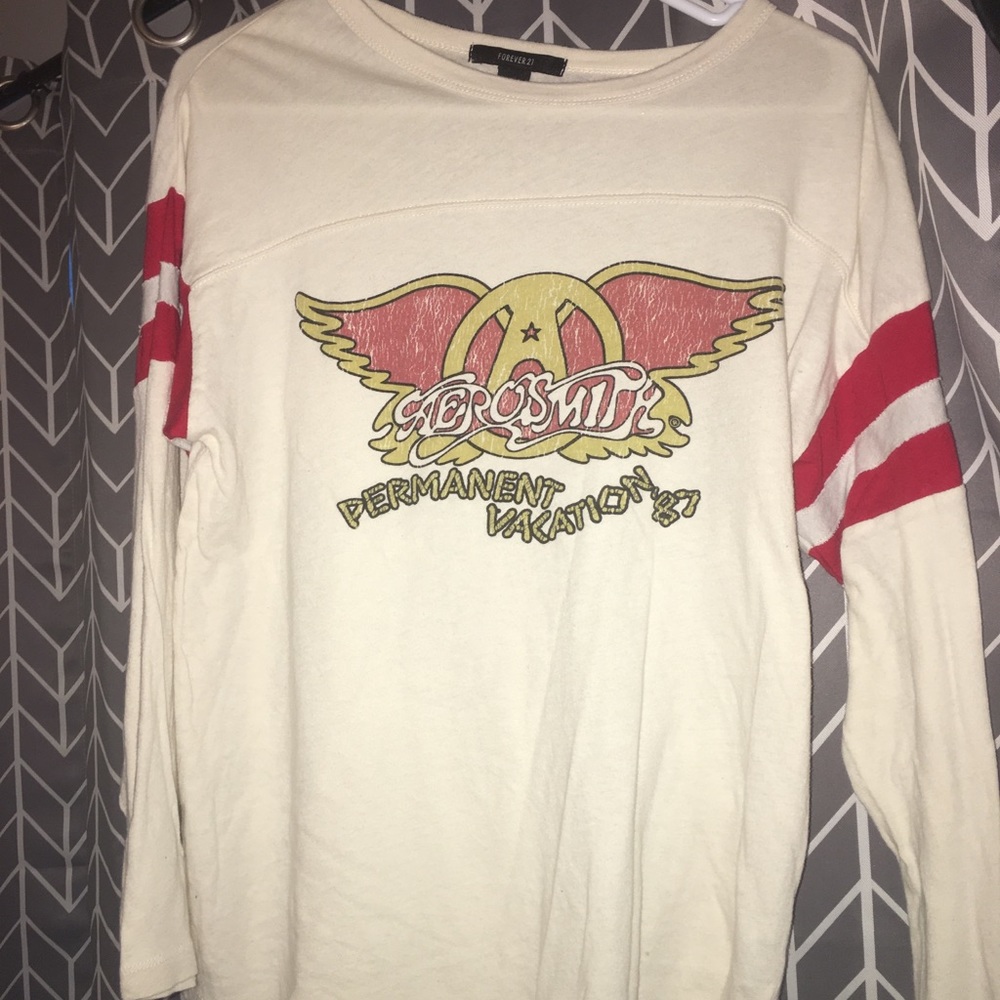 Aerosmith Forever 21 Long-sleeve Shirt NWOT
